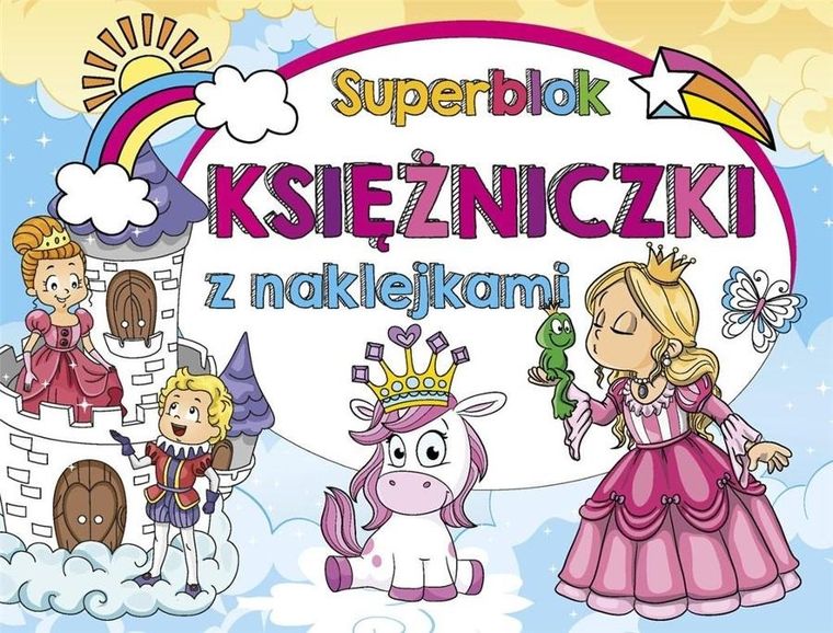 Księżniczki. Superblok z naklejkami