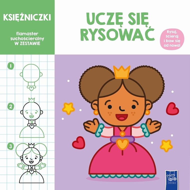 Księżniczki. Uczę się rysować