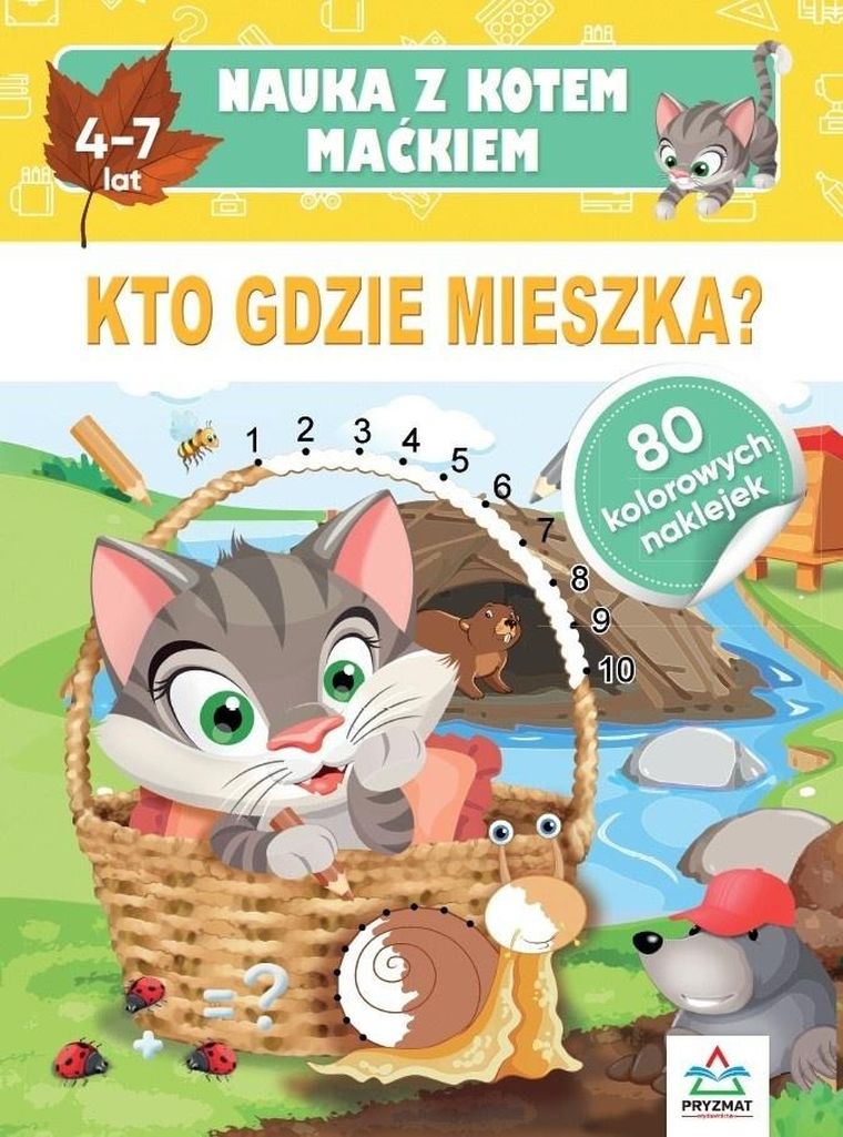Kto gdzie mieszka? Nauka z kotem Maćkiem