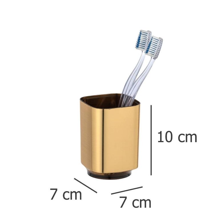 Kubek na szczoteczki do zębów, Auron, złoty