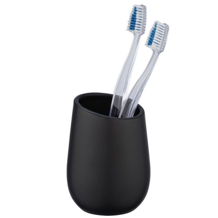 Kubek na szczoteczki do zębów, Badi, czarny