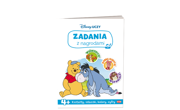 Kubuś Puchatek i przyjaciele. Disney Uczy. Zadania z nagrodami