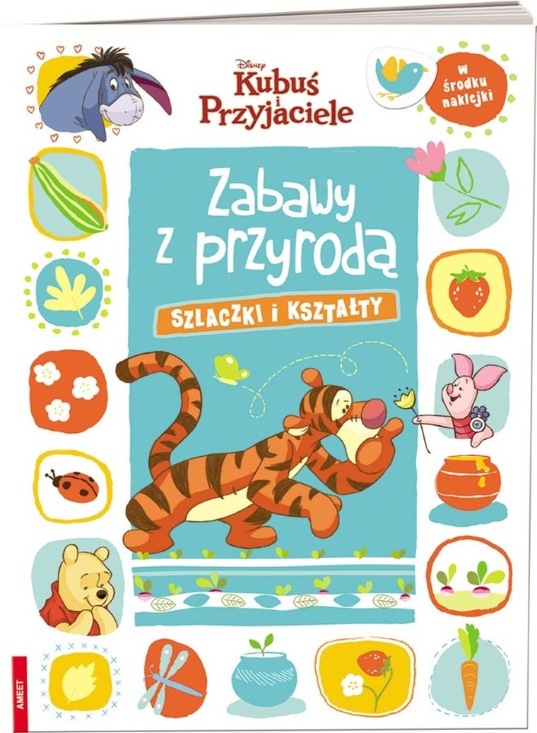 Kubuś Puchatek. Zabawy z przyrodą. Szlaczki i kształty