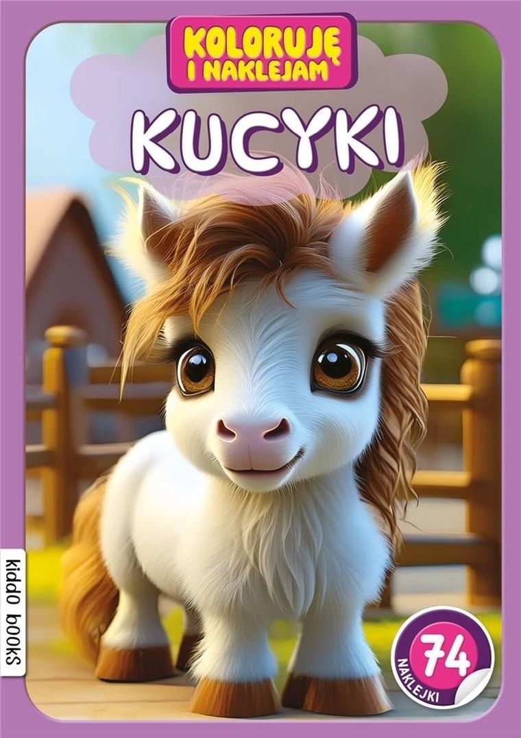 Kucyki. Koloruję i naklejam