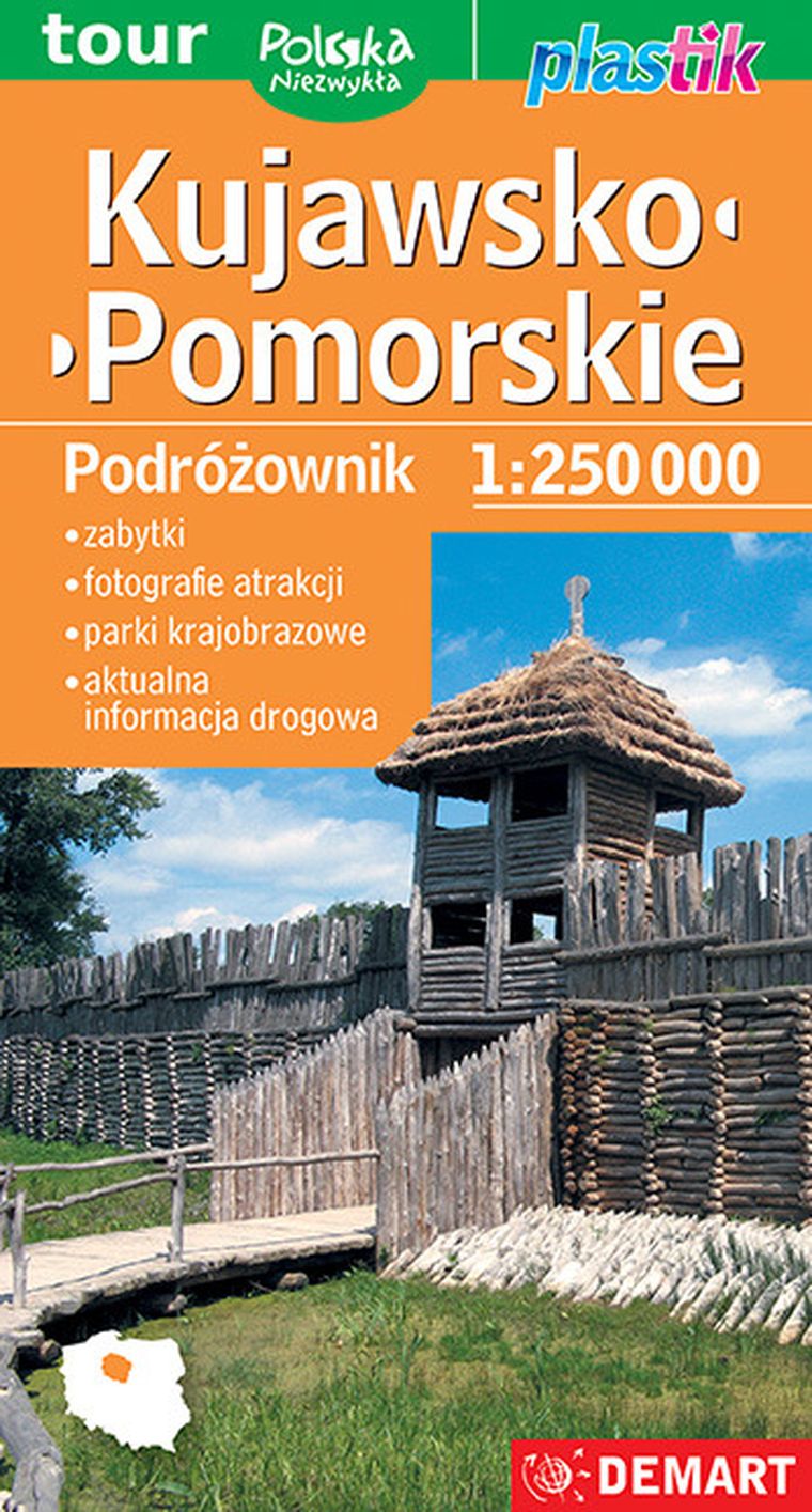 Kujawsko-Pomorskie. Podróżownik 1:250000