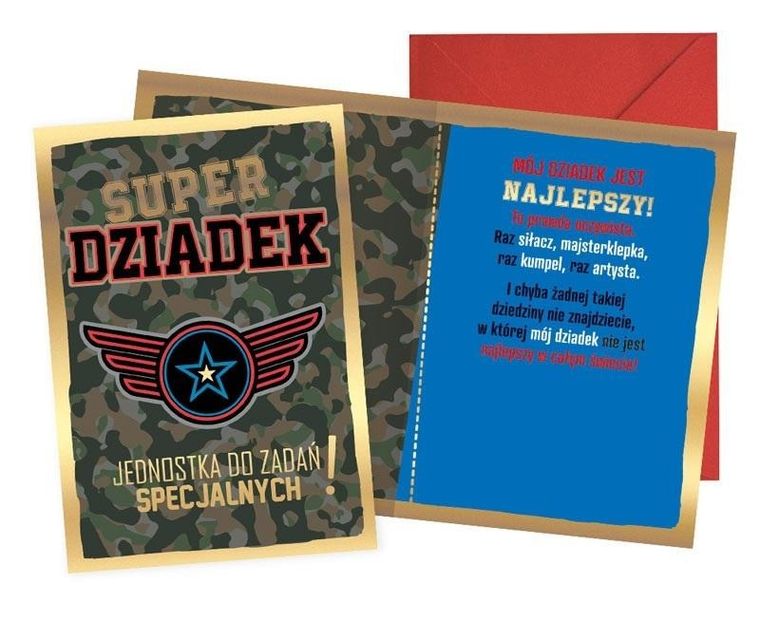 Kukartka, karnet B6, Dziadek