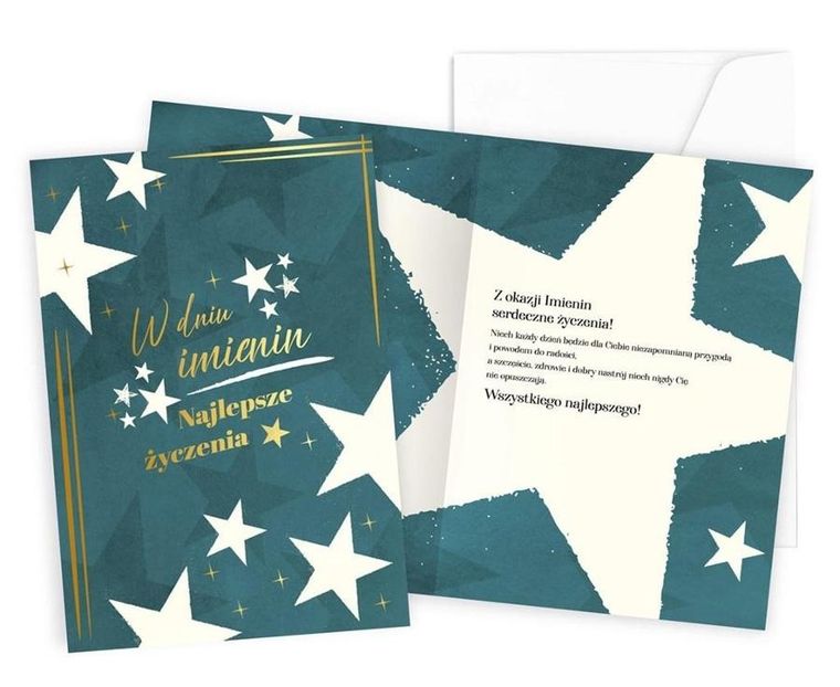 Kukartka, karnet B6, Imieniny