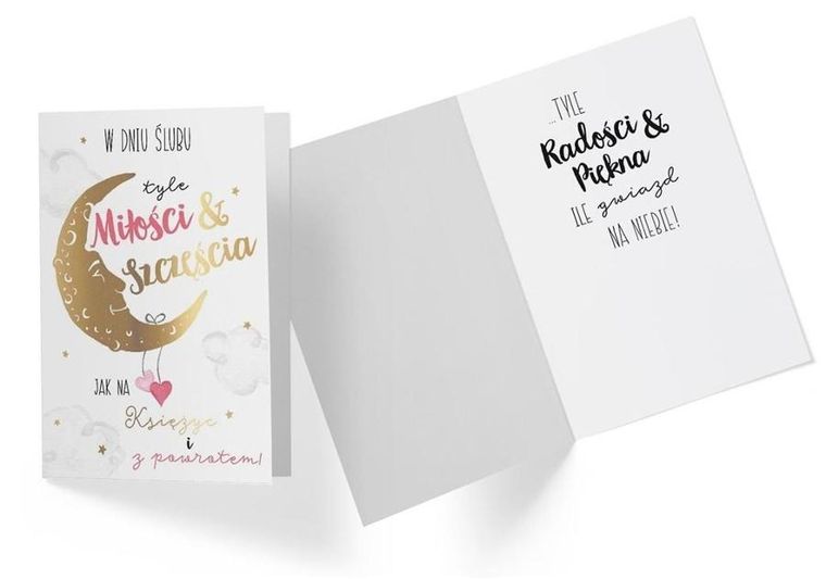 Kukartka, karnet B6, Ślub