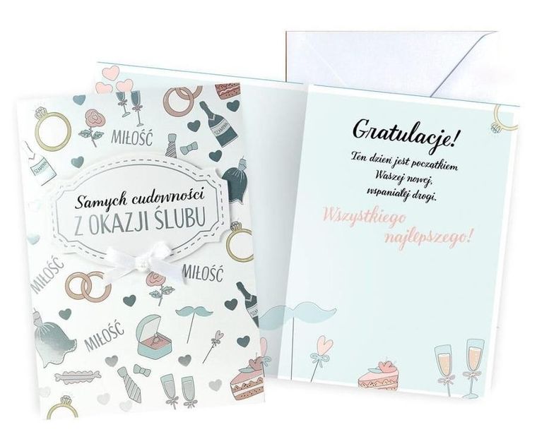 Kukartka, karnet B6, Ślub