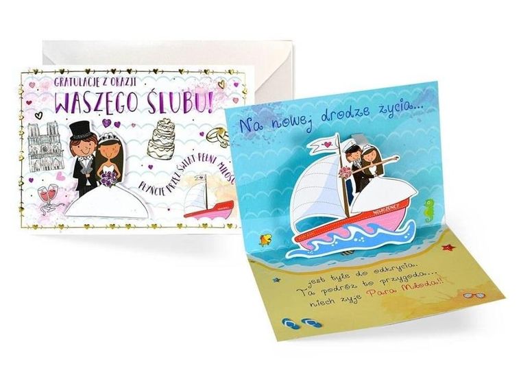 Kukartka, karnet B6, Ślub