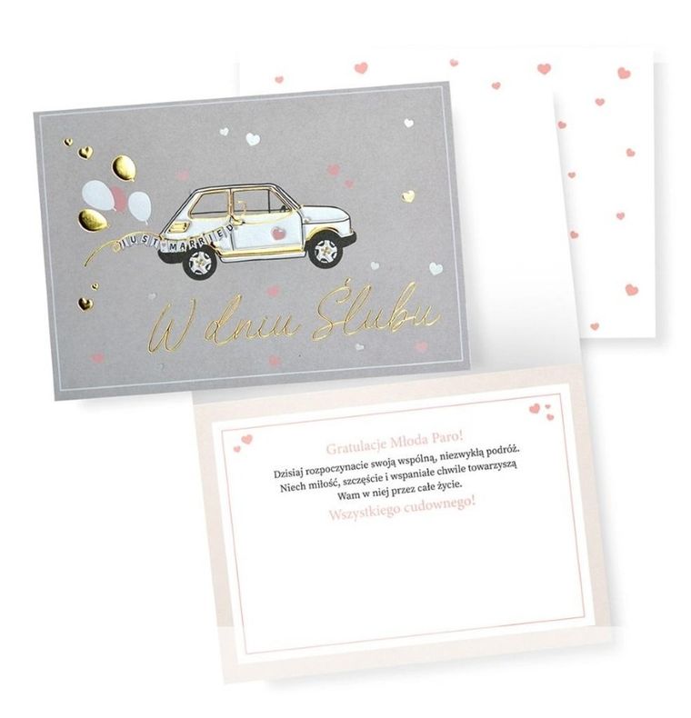 Kukartka, karnet B6, ślub