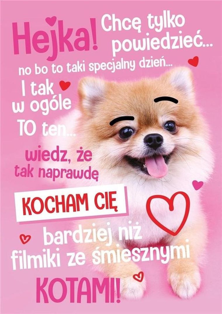 Kukartka, karnet B6, Walentynki