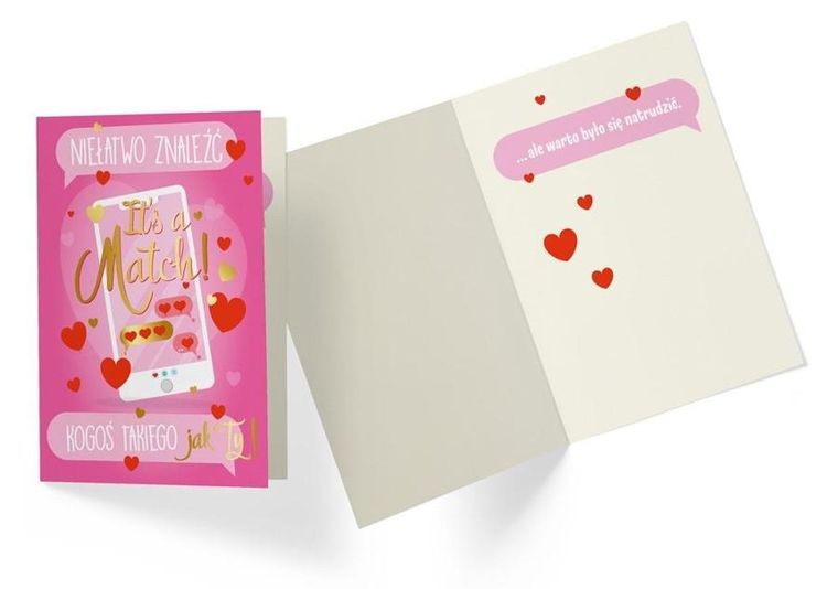 Kukartka, karnet B6, Walentynki