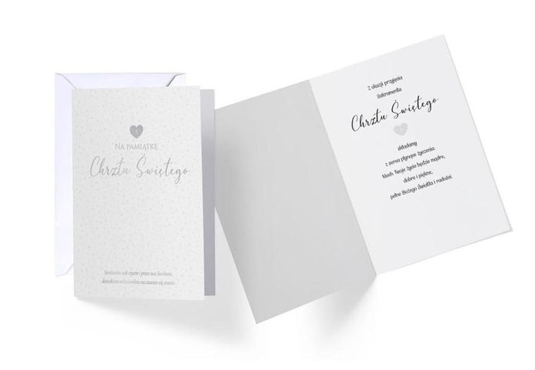 Kukartka, karnet, Chrzest