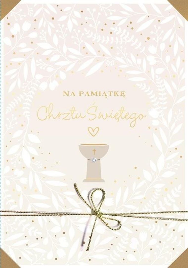 Kukartka, karnet, Chrzest