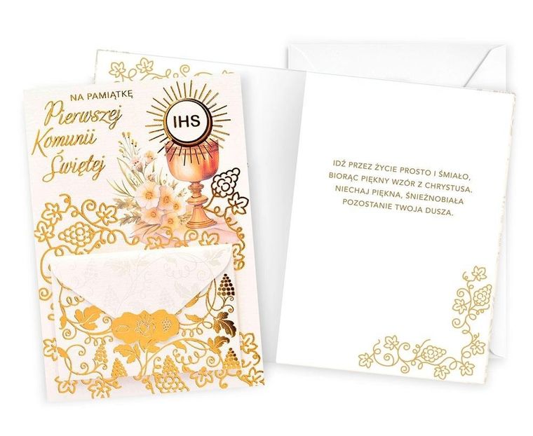 Kukartka, karnet Komunia