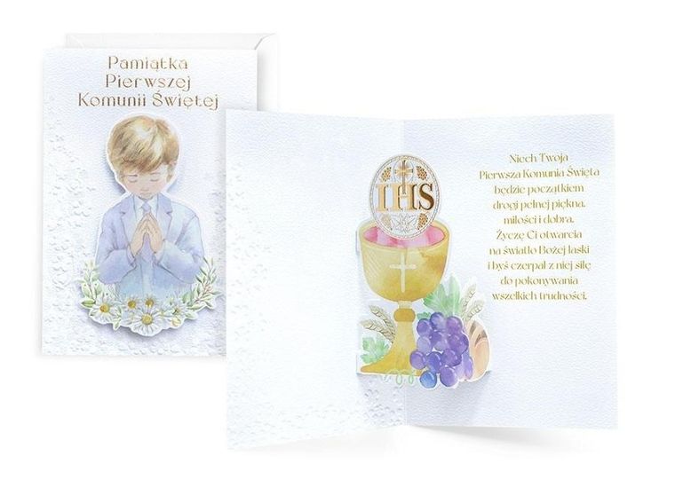 Kukartka, karnet Komunia