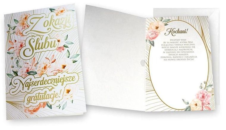 Kukartka, karnet muzyczny, Ślub