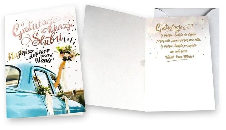 Kukartka, karnet muzyczny, Ślub