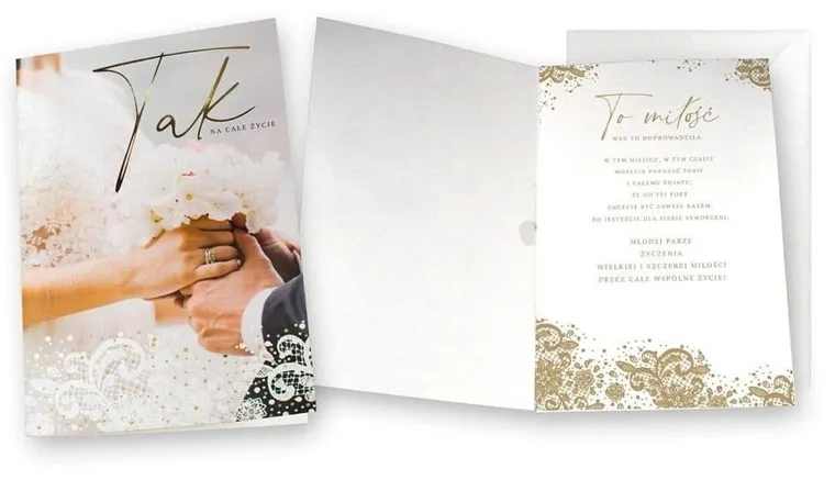 Kukartka, karnet muzyczny, Ślub