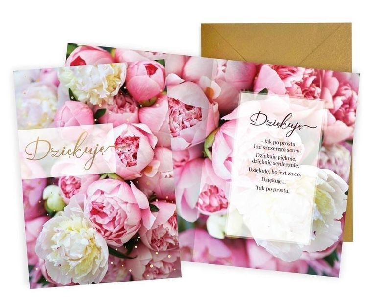 Kukartka, karnet, Podziękowania