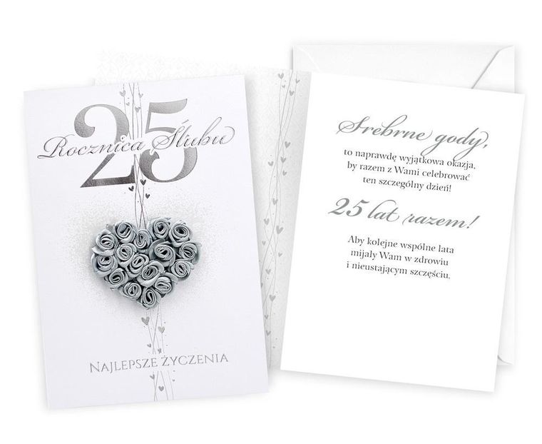 Kukartka, karnet, rocznica ślubu