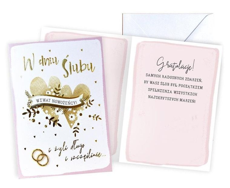 Kukartka, karnet, Ślub