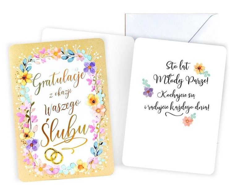 Kukartka, karnet, Ślub