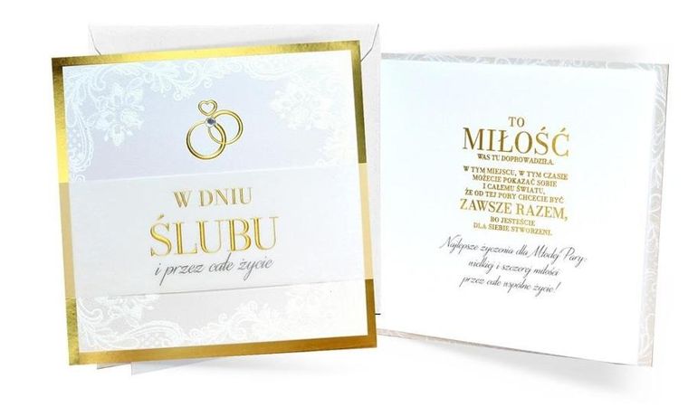 Kukartka, karnet, Ślub