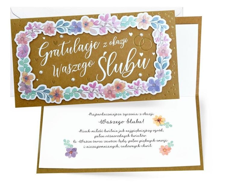 Kukartka, karnet, ślub