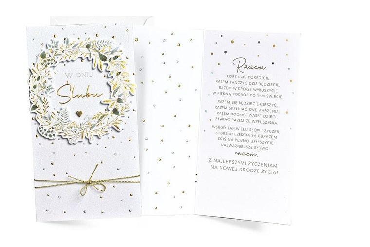 Kukartka, karnet, Ślub