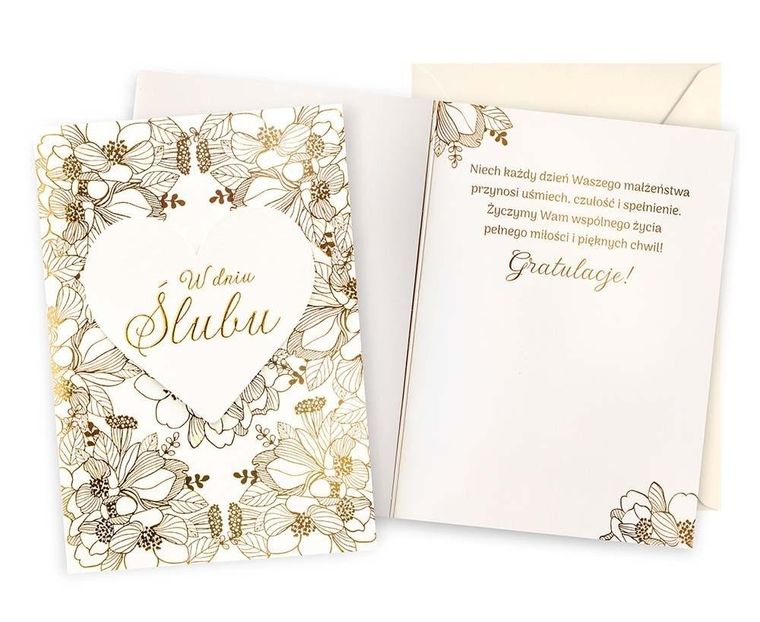 Kukartka, karnet, Ślub