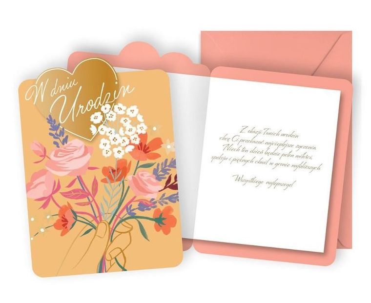 Kukartka, karnet urodzinowy