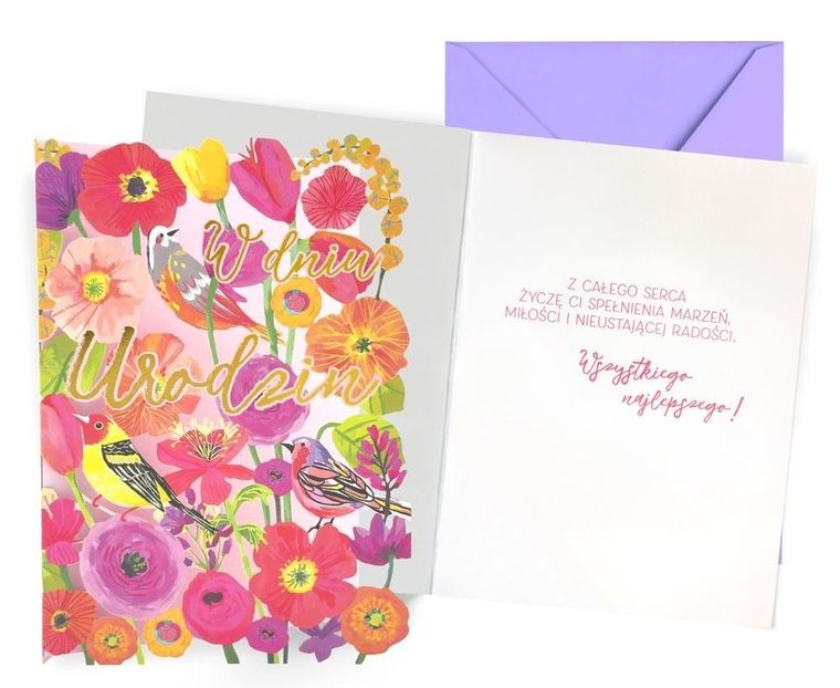 Kukartka, karnet, Urodziny