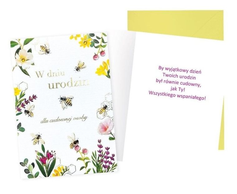 Kukartka, karnet, w dniu urodzin