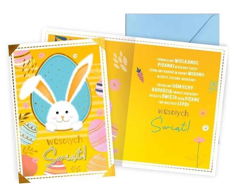 Kukartka, karnet, wielkanoc