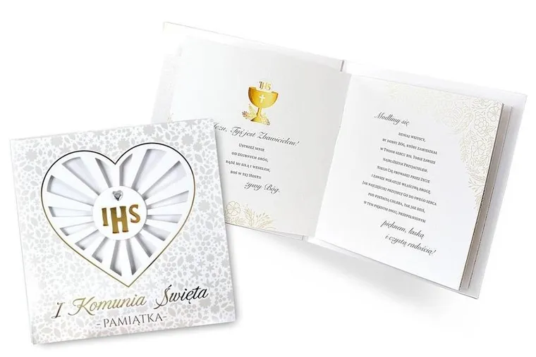 Kukartka, pamiątka komunii