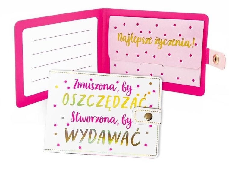 Kukartka, portfelik, Zmuszona, by oszczędzać