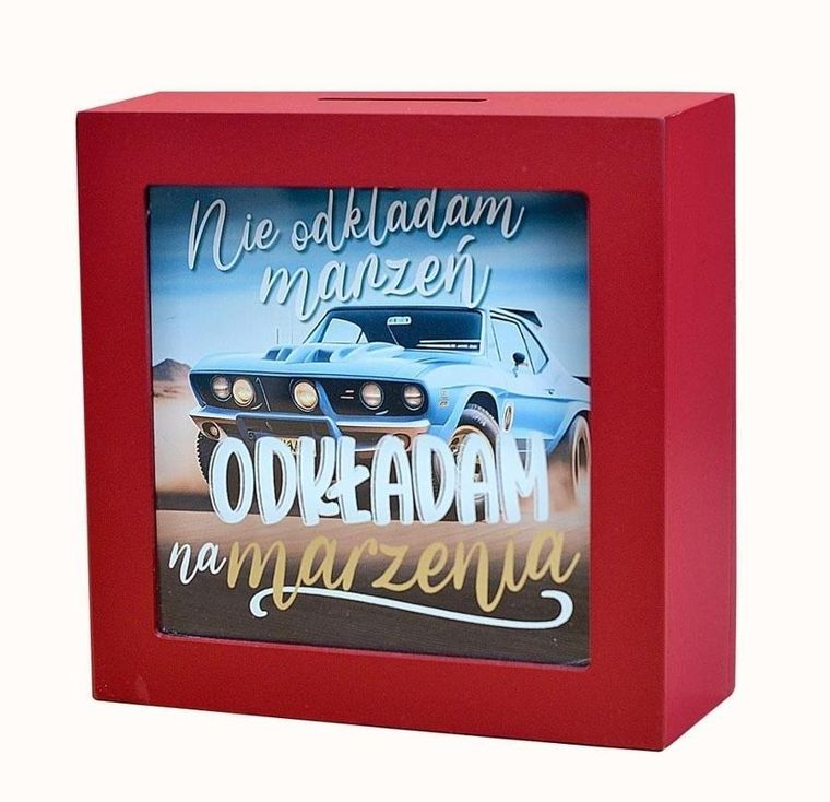 Kukartka, skarbonka, na marzenia auto