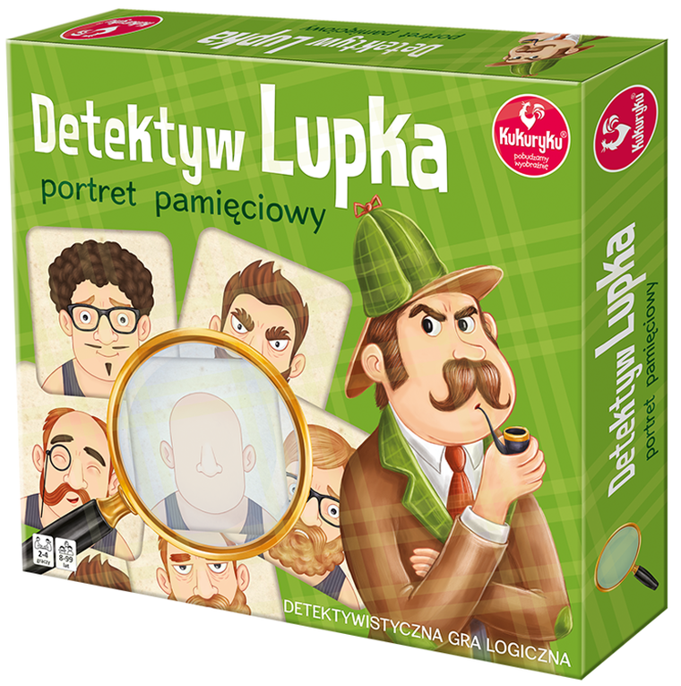 Kukuryku, Detektyw Lupk, Portret pamięciowy, gra edukacyjna
