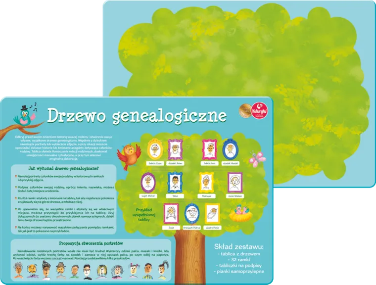 Kukuryku, drzewo genealogiczne, zestaw kreatywny