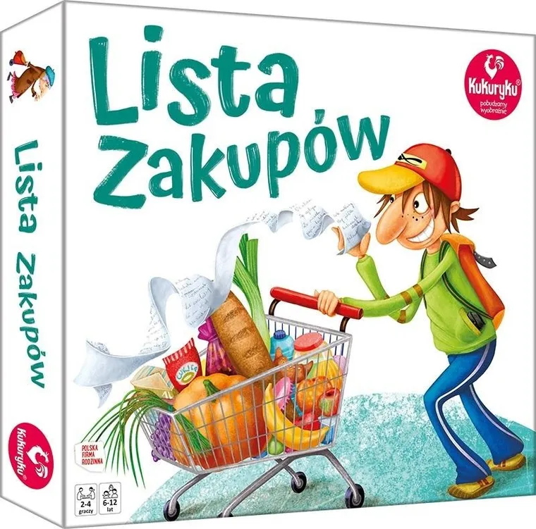 Kukuryku, Lista Zakupów, gra familijna