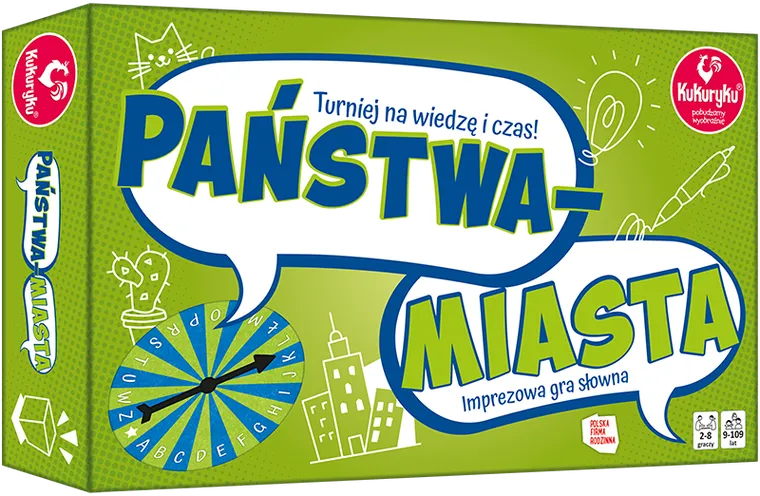 Kukuryku, Państwa Miasta, gra słowna