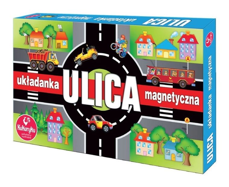 Kukuryku, Puzzle, Ulica, Układanka magnetyczna