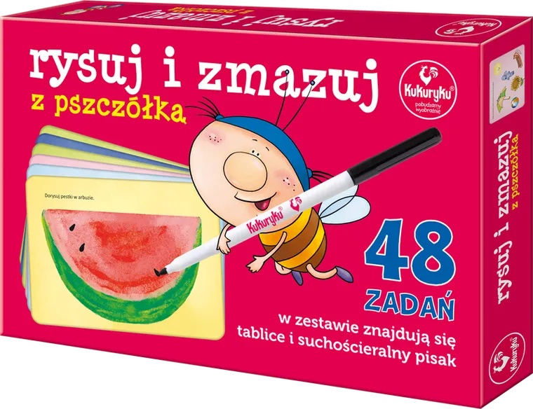 Kukuryku, Rysuj i zmazuj z pszczółką