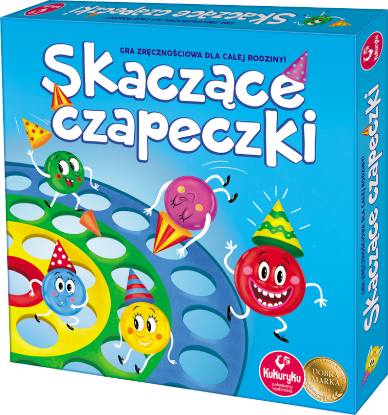 Kukuryku, Skaczące czapeczki, gra zręcznościowa