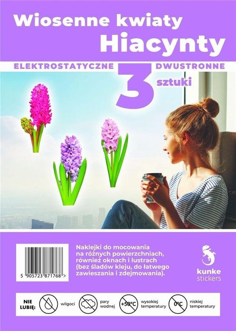 Kunke, wiosenne kwiaty, Hiacynty, 3 szt.