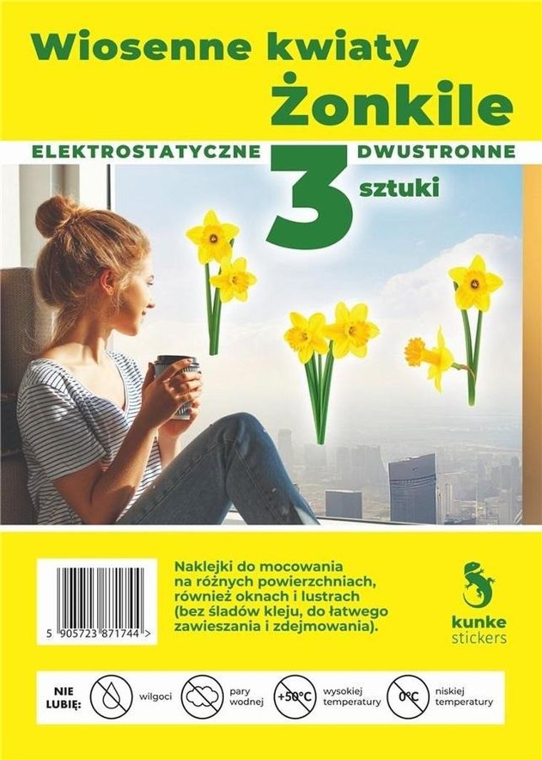 Kunke, wiosenne kwiaty, Żonkile, 3 szt.