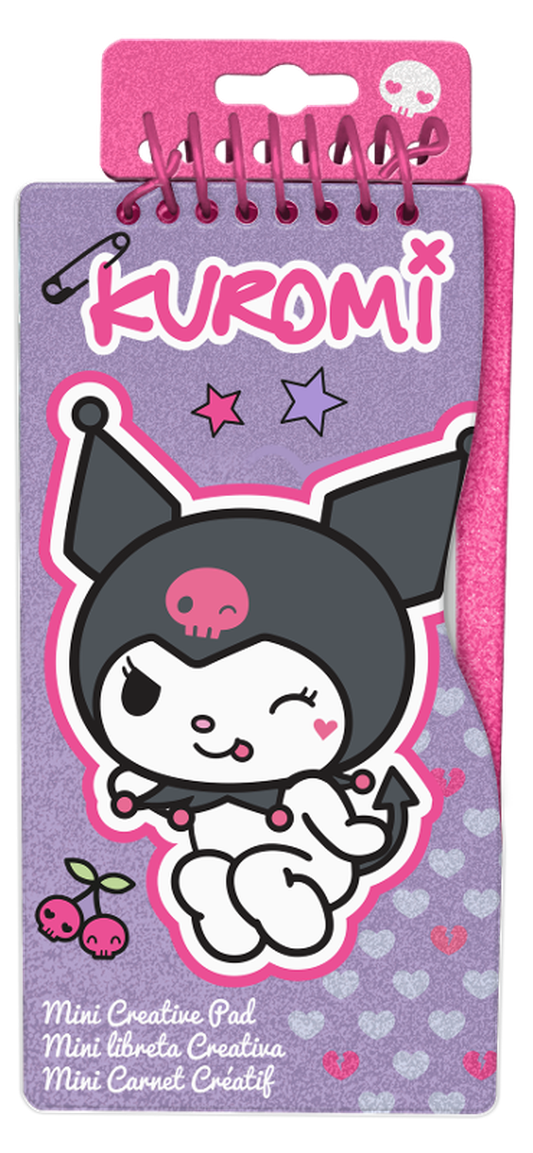 Kuromi, Mini, zestaw do kolorowania, z naklejkami