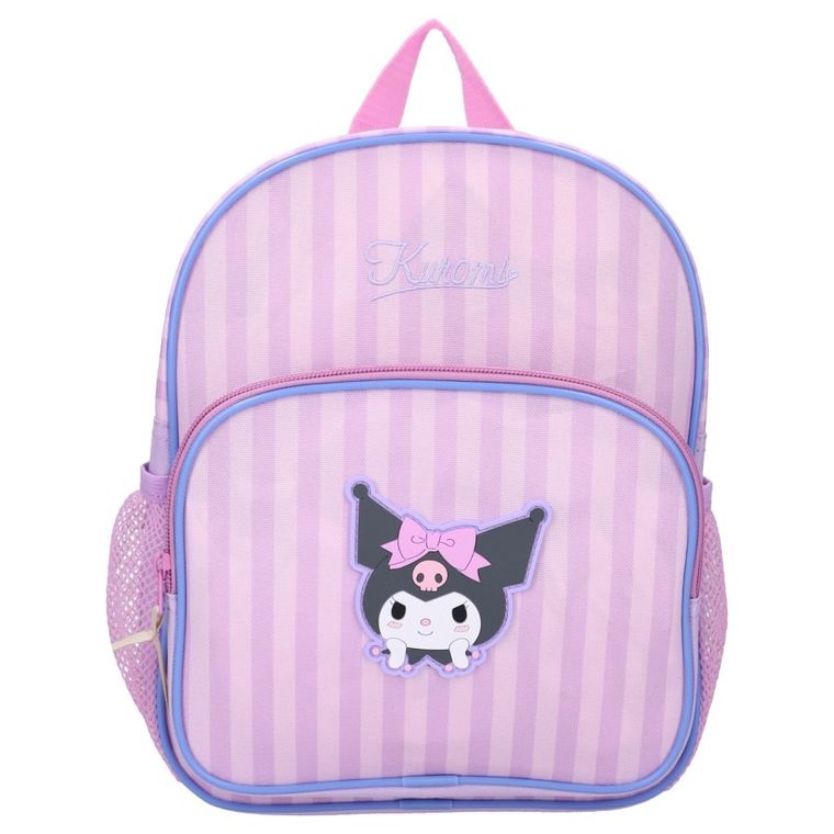 Kuromi, Super Stripes, plecak dla przedszkolaka, fioletowy